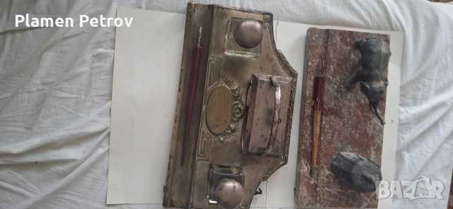 френска мастилница и друга , снимка 14 - Антикварни и старинни предмети - 44226295