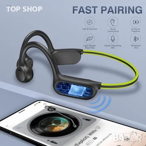 Слушалки Celsus Sound с шумопотискащ микрофон, Bluetooth водоустойчиви, снимка 10 - Слушалки, hands-free - 48547744