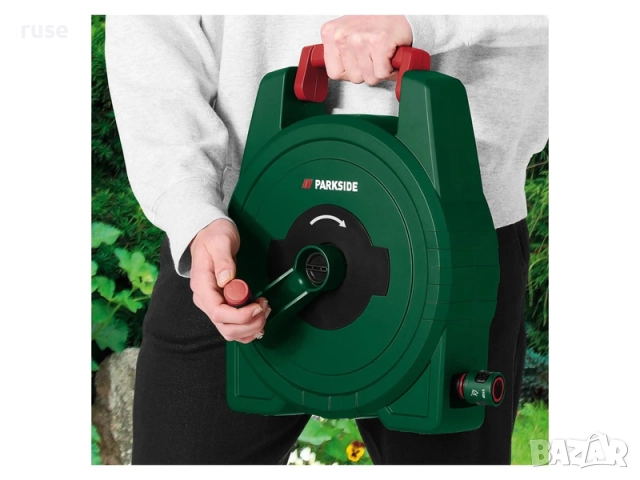 НОВИ! Градински маркуч макара 10м Parkside, снимка 6 - Други инструменти - 51695105