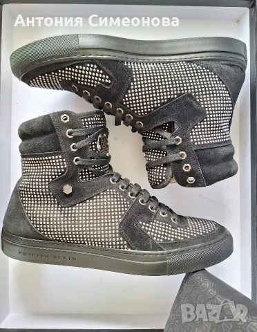 PHILIPP PLEIN High-Top Sneakers, снимка 4 - Мъжки боти - 56269132