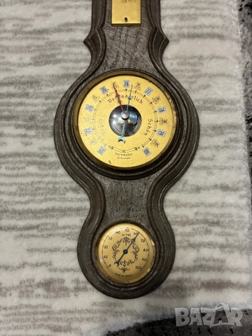 Барометър, снимка 3 - Антикварни и старинни предмети - 51942175
