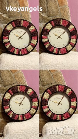 Часовник със скандинавски мъх , снимка 3 - Декорация за дома - 41191678