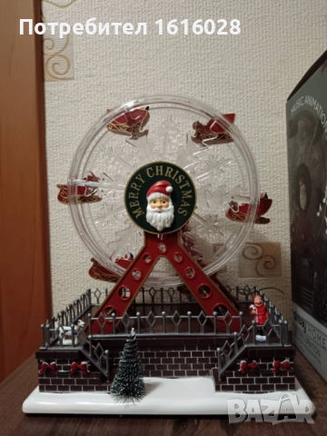 Коледно Виенско колело с 8 мелодии и LED светлини., снимка 3 - Декорация за дома - 42477804