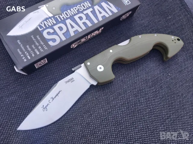 Сгъваем нож Cold Steel SPARTAN Lynn Thompson, снимка 3 - Ножове - 49334109