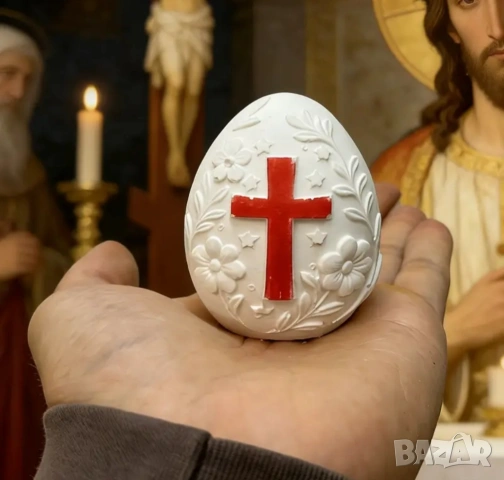 Молд яйце с кръст , снимка 2 - Форми - 53163043
