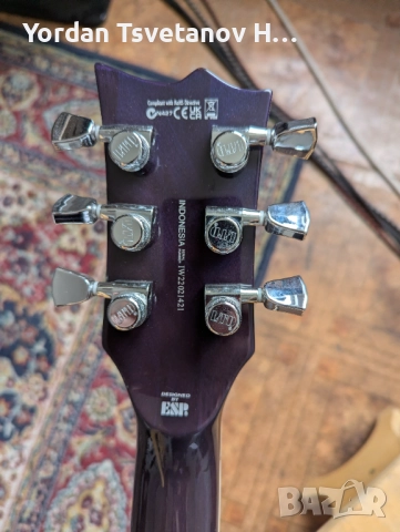 ESP LTD EC-1000T CTM FM VS, снимка 6 - Китари - 52613962