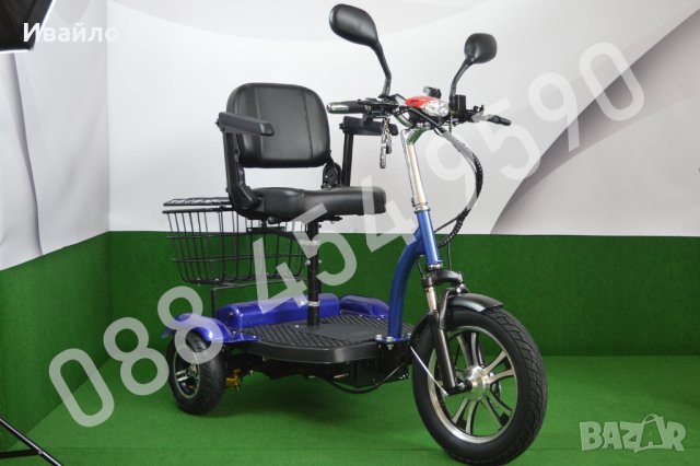 Електрическа триколка A6 PLUS – 500W със задно предаване, диференциал, снимка 1 - Инвалидни колички - 35567801