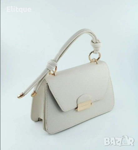 Елегантна фешън чанта с авнгардни дръжки в модерни цветове, снимка 3 - Чанти - 52896013