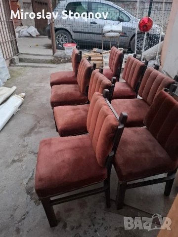 продават се 8 стола за техните години са мн запазени които има въпроси да пита, снимка 4 - Столове - 52334769
