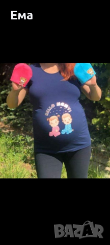 Тениски за бременни , снимка 10 - Дрехи за бременни - 36275569
