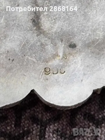 Старо сребърно колие , снимка 4 - Антикварни и старинни предмети - 48738036