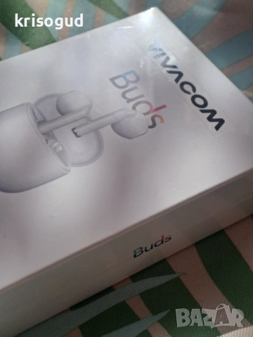Vivacom Buds безжични bluetooth слушалки, НОВИ неразопаковани,бял цвят, снимка 6 - Bluetooth слушалки - 53657101
