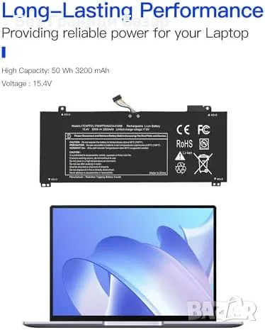 Нова лаптоп Батерия Lenovo IdeaPad S530-13IML S530-13IWL L17C4PF0 50Wh