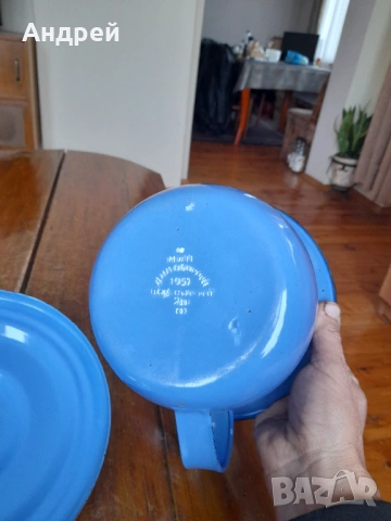 Старо емайлирано гърне,Цокало #3, снимка 4 - Други ценни предмети - 53010207