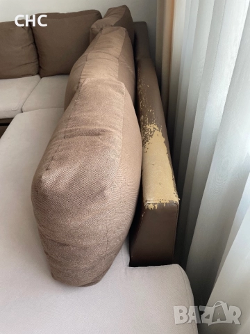 Ъглов разтегателен диван с размери 270/230 см. Холова гарнитура., снимка 9 - Дивани и мека мебел - 52352004