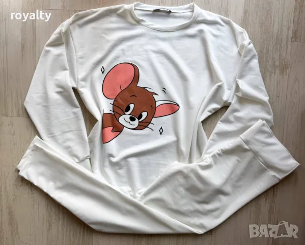 Памучен дамски комплект Два цвята , снимка 2 - Спортни екипи - 49197834