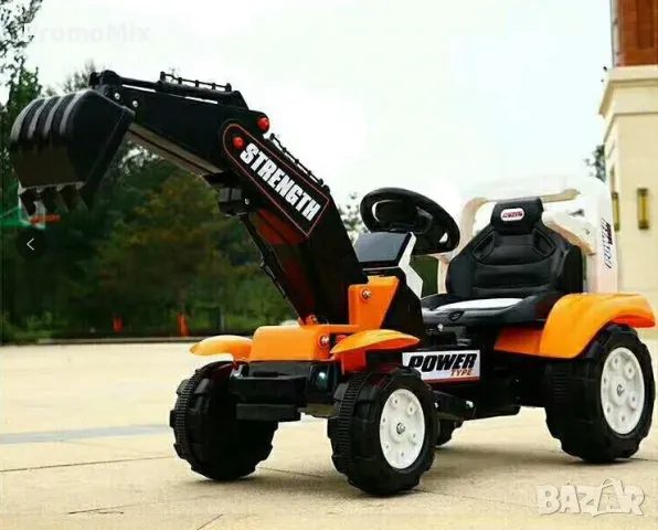 Детски акумулаторен багер Strength Electric HSD 6105 Детски багер Детско превозно средство багерче, снимка 2 - Детски велосипеди, триколки и коли - 50375164