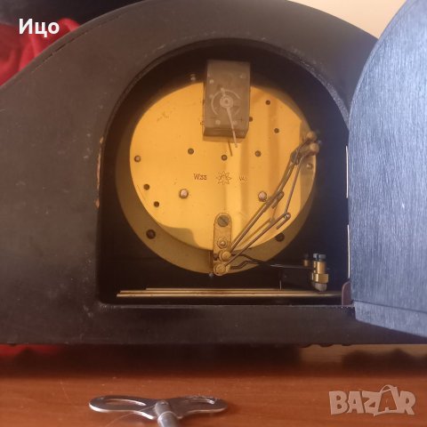 Каминен часовник Junghans, снимка 5 - Антикварни и старинни предмети - 40954264
