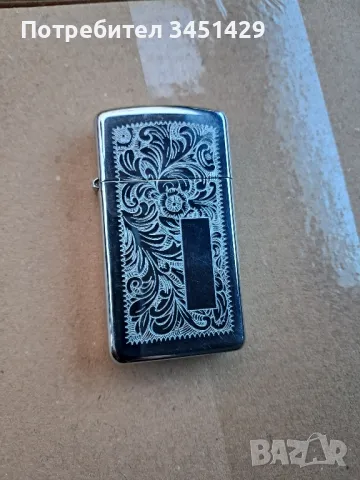 Zippo VenetianPolished Chrome Slim , снимка 1