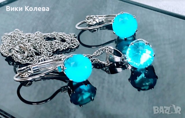 колие и обеци, снимка 6 - Колиета, медальони, синджири - 36690954