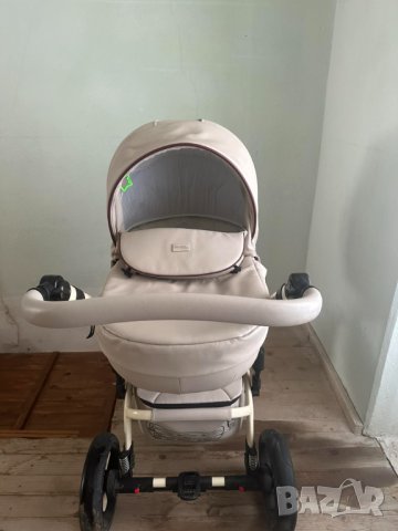 Детска количка Kuga 3 в 1 цвят бежов, снимка 6 - Детски колички - 42304123