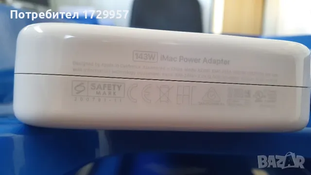 Оригинален адаптер за Apple iMac 24" M1 M3 143W (A2290) с Ethernet порт , снимка 9 - Кабели и адаптери - 50138420