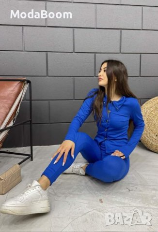 💙Уникални дамски памучни комплекти / 3 цвята🔥