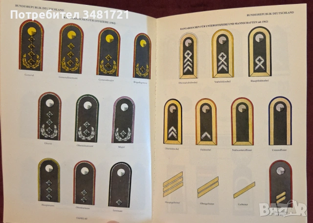 Справочник - армейски отличия и медали / Rang- und Ehrenabzeichen der Armeen seit 1945, снимка 11 - Енциклопедии, справочници - 53251895
