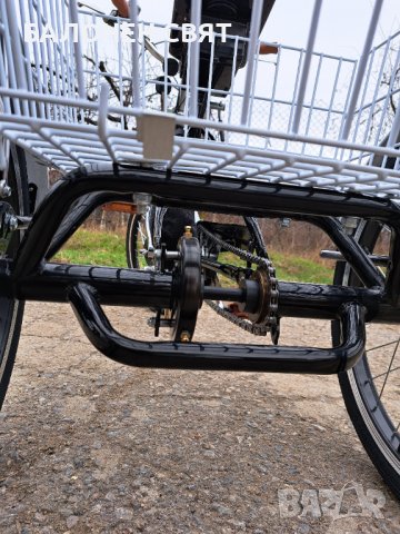 Нов Хибриден Електрически Велосипед Триколка 20 инча, 36v 360w 10.4 Ah, снимка 14 - Велосипеди - 39421539