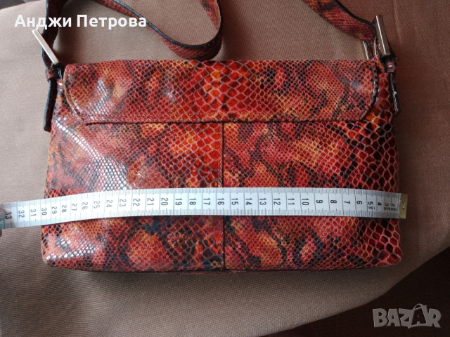 Страхотна нова италианска чанта от естествена кожа , снимка 8 - Чанти - 44665902