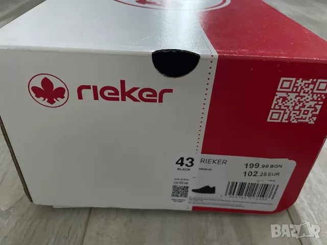 Обувки   Rieker , снимка 6 - Ежедневни обувки - 56021934