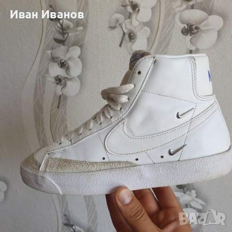 маратонки /кецове Nike Blazer Mid 77 White номер 39 , снимка 11 - Маратонки - 40998756