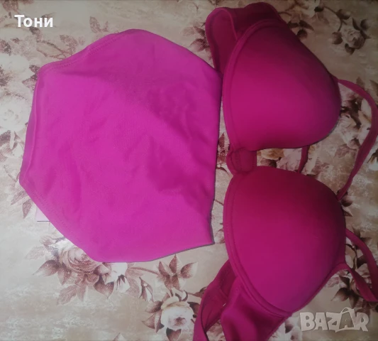 Нов Дамски Бански Костюм Циклама М , снимка 9 - Бански костюми - 50910203