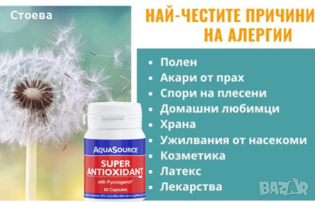 AquaSource Super Antioxidant, снимка 1 - Хранителни добавки - 44776497