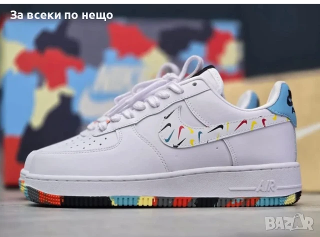 Nike Air Мъжки Бели Маратонки👟Мъжки Спортни Обувки В Бял Цвят Найк Еър Код P658