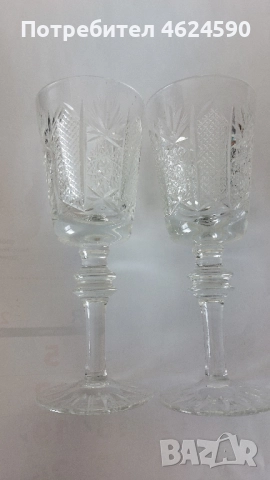 Кристални чаши, снимка 6 - Чаши - 52344023