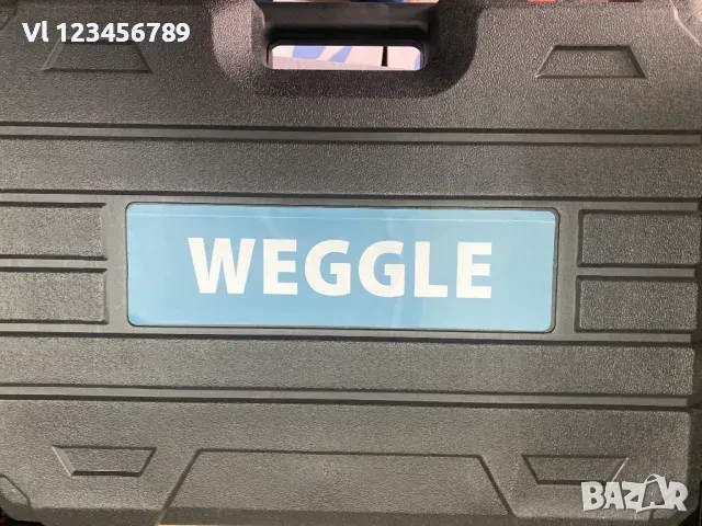 Акумулаторни Безчеткови -Ъглошлайф,Гайковерт Weggle36V,10Ah, снимка 7 - Винтоверти - 50666374