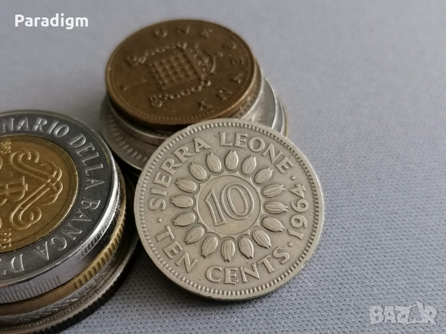 Монета - Сиера Леоне - 10 цента | 1964г.