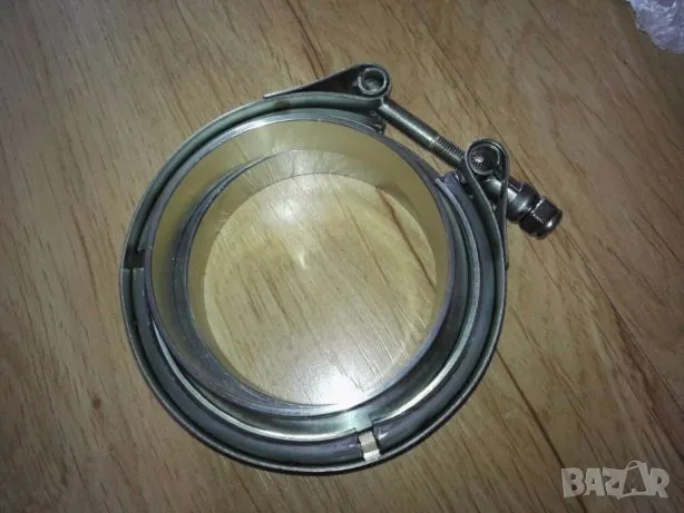 Даунпайп фланец с гарнитура, за турбо,Т3Т4, Т04Е, неръждавейка, нов, T3T4, T04E, снимка 5 - Части - 38251168