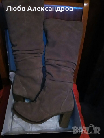 Дамски луксозни ботуши Bugatti., снимка 1