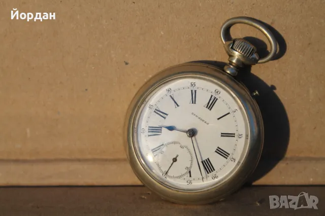 Швейцарски джобен часовник ''Longines'', снимка 7 - Джобни - 48942469