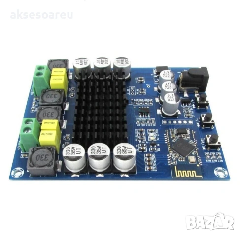 Двуканален стерео цифров аудио усилвател клас D TPA3116D2 с 2*120W мощност на усилване с Bluetooth 4, снимка 13 - Ресийвъри, усилватели, смесителни пултове - 53782628