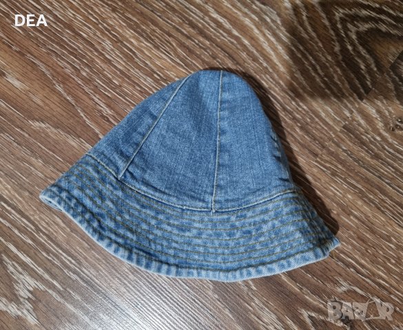 Дънкова шапка-5лв., снимка 1 - Шапки, шалове и ръкавици - 39856460