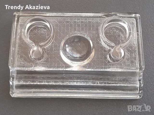 Старинни стъклени мастилници, снимка 2 - Антикварни и старинни предмети - 49128516