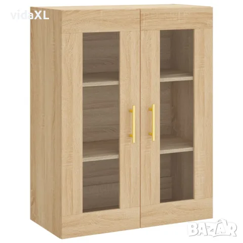 vidaXL Висок шкаф, дъб сонома, 69,5x34x180 см, инженерно дърво, снимка 5 - Бюфети - 56146760