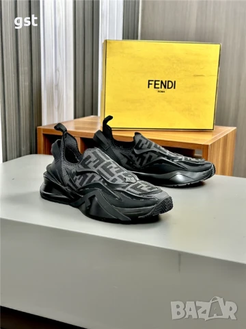 Редки Fendi Фенди Milano Дизайнерски Маратонки Унисекс Мъжки дамски спортни обувки , снимка 1