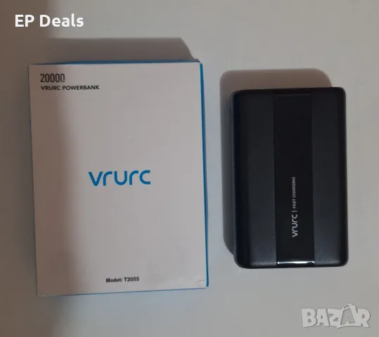VRURC T2055 Power Bank 20 000 mAh – Fast Charging