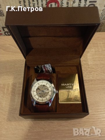 Часовник "Martyn Line" (автоматик), снимка 11 - Мъжки - 41496692