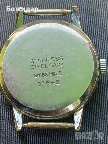 РЪЧЕН МЕХАНИЧЕН ЧАСОВНИК. " FLICA". Швейцария.80те.г., снимка 2 - Дамски - 41320086