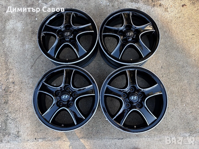4 броя алуминиеви джанти за Hyundai Santa Fe  16, снимка 3 - Гуми и джанти - 52031272